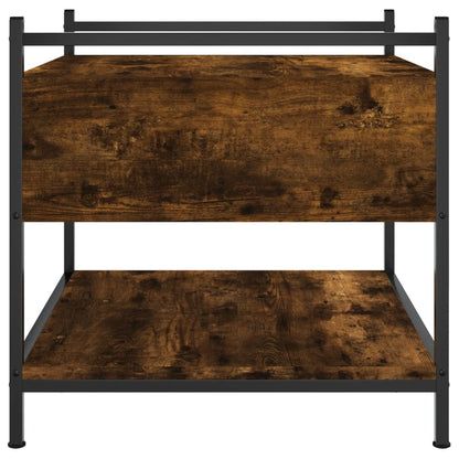 Tavolino da Salotto Rovere Fumo 50x50x50 cm Legno Multistrato | homemem39