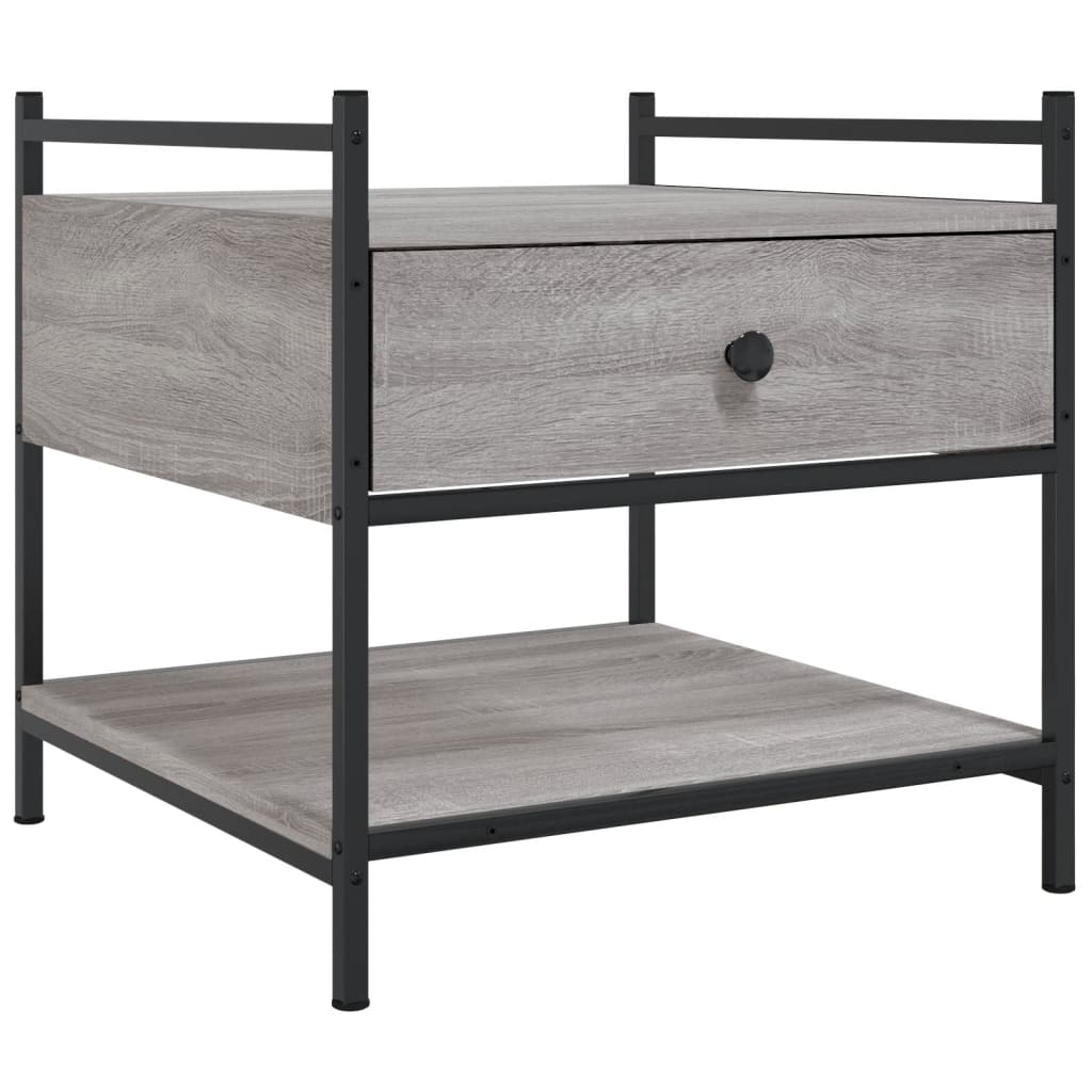 Tavolino da Salotto Grigio Sonoma 50x50x50 cm Legno Multistrato | homemem39