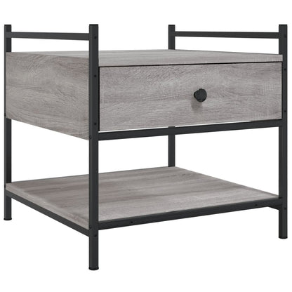 Tavolino da Salotto Grigio Sonoma 50x50x50 cm Legno Multistrato | homemem39