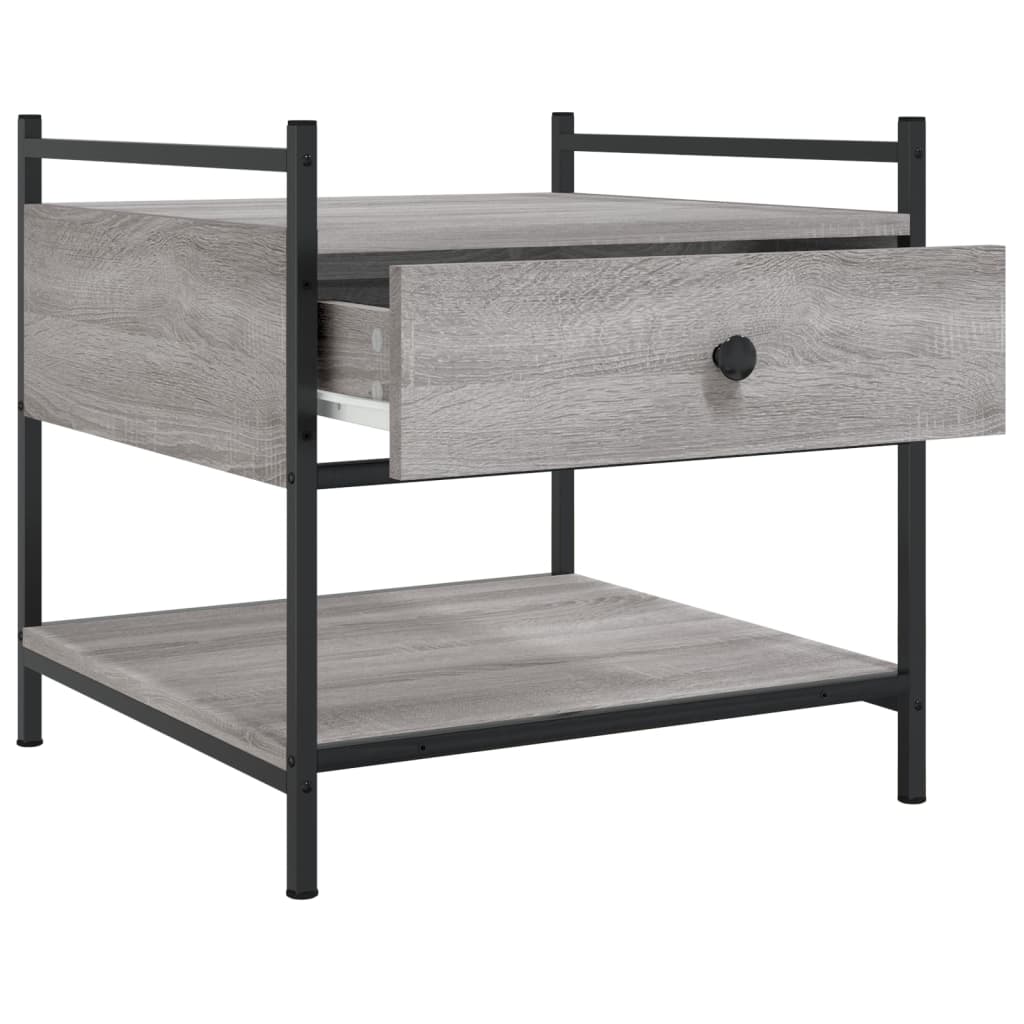 Tavolino da Salotto Grigio Sonoma 50x50x50 cm Legno Multistrato | homemem39
