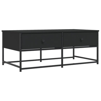 Tavolino da Salotto Nero 100x51x40 cm in Legno Multistrato | homemem39