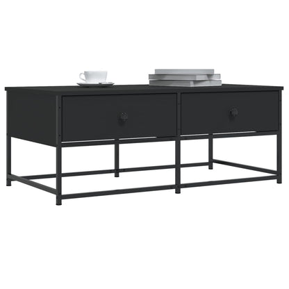 Tavolino da Salotto Nero 100x51x40 cm in Legno Multistrato | homemem39