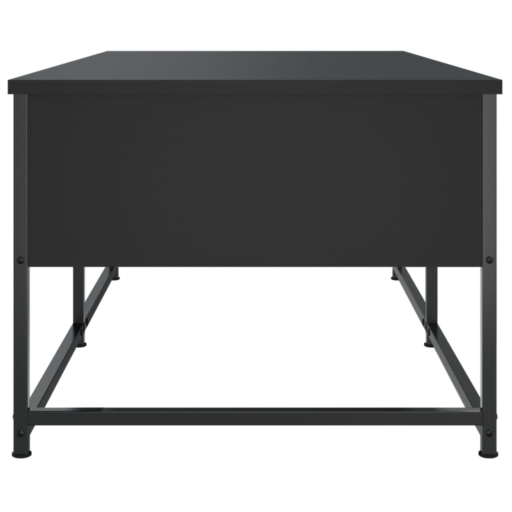 Tavolino da Salotto Nero 100x51x40 cm in Legno Multistrato | homemem39