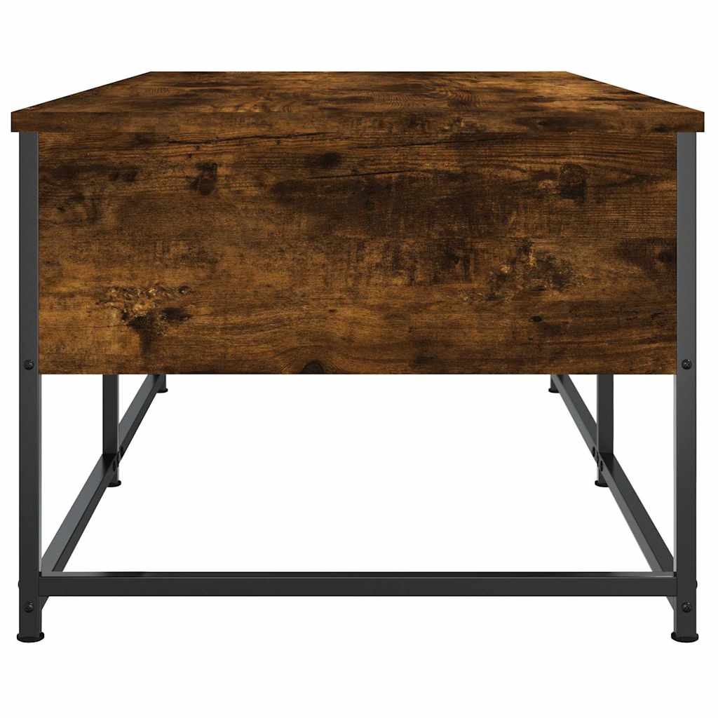 Tavolino da Salotto Rovere Fumo 100x51x40 cm Legno Multistrato | homemem39