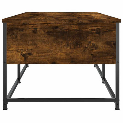 Tavolino da Salotto Rovere Fumo 100x51x40 cm Legno Multistrato | homemem39