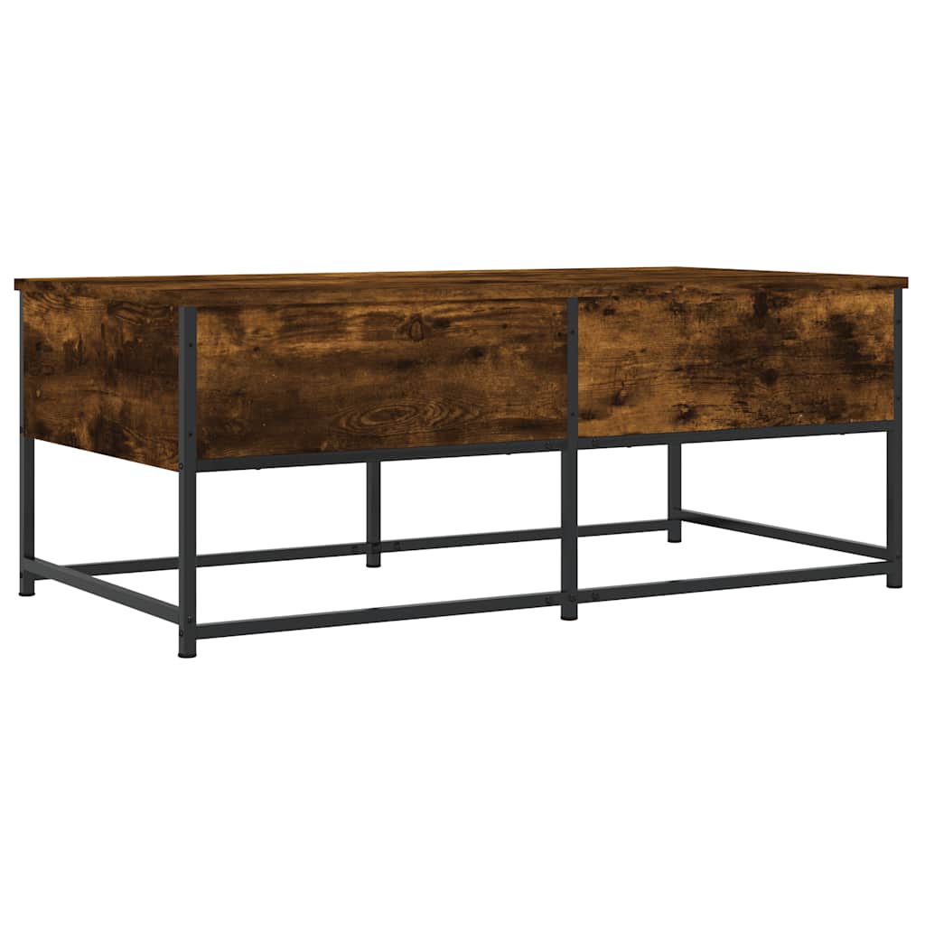 Tavolino da Salotto Rovere Fumo 100x51x40 cm Legno Multistrato | homemem39