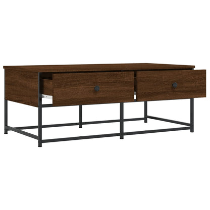 Tavolino Salotto Rovere Marrone 100x51x40 cm Legno Multistrato | homemem39