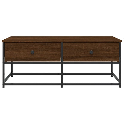 Tavolino Salotto Rovere Marrone 100x51x40 cm Legno Multistrato | homemem39