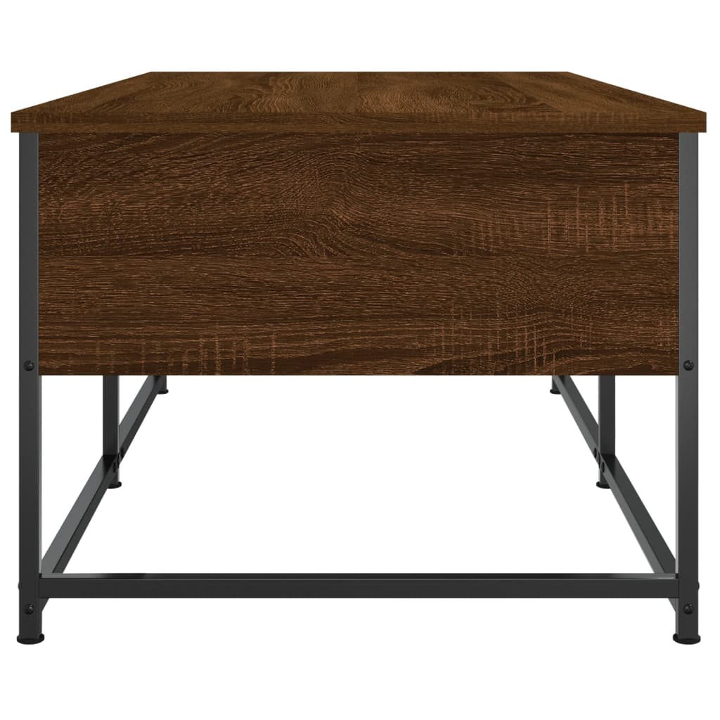 Tavolino Salotto Rovere Marrone 100x51x40 cm Legno Multistrato | homemem39
