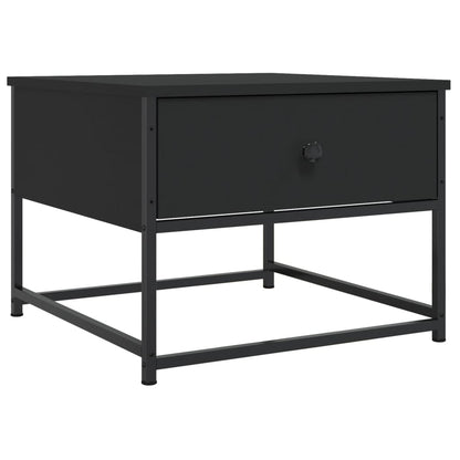 Tavolino da Salotto Nero 51x51x40 cm in Legno Multistrato | homemem39