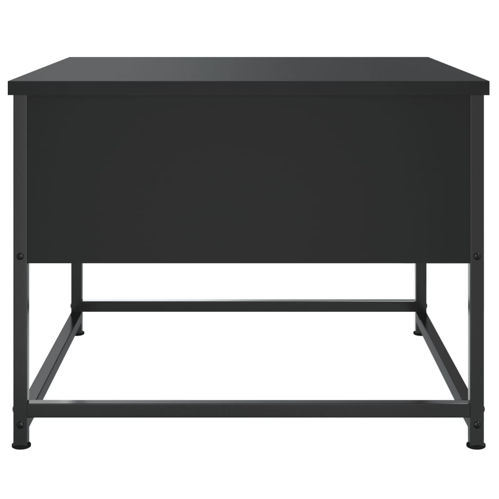 Tavolino da Salotto Nero 51x51x40 cm in Legno Multistrato | homemem39