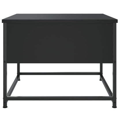 Tavolino da Salotto Nero 51x51x40 cm in Legno Multistrato | homemem39