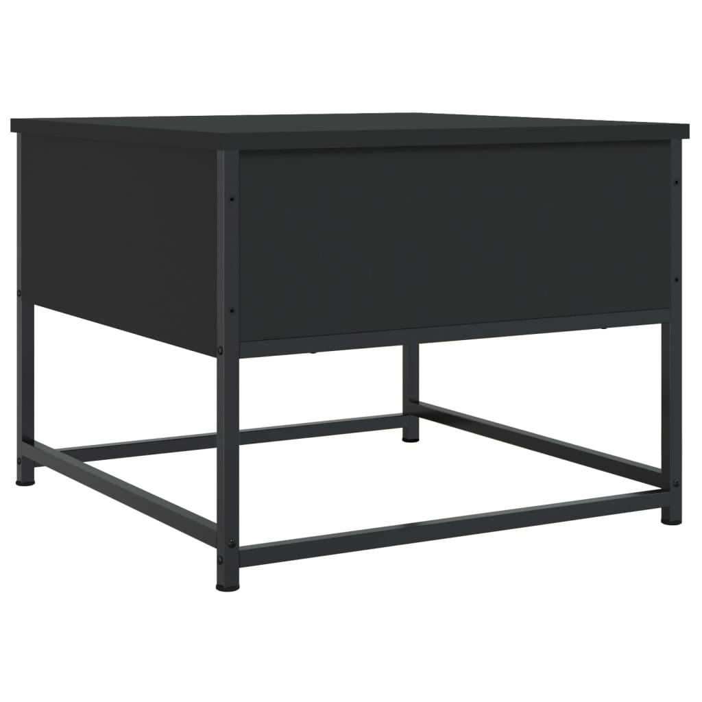 Tavolino da Salotto Nero 51x51x40 cm in Legno Multistrato | homemem39