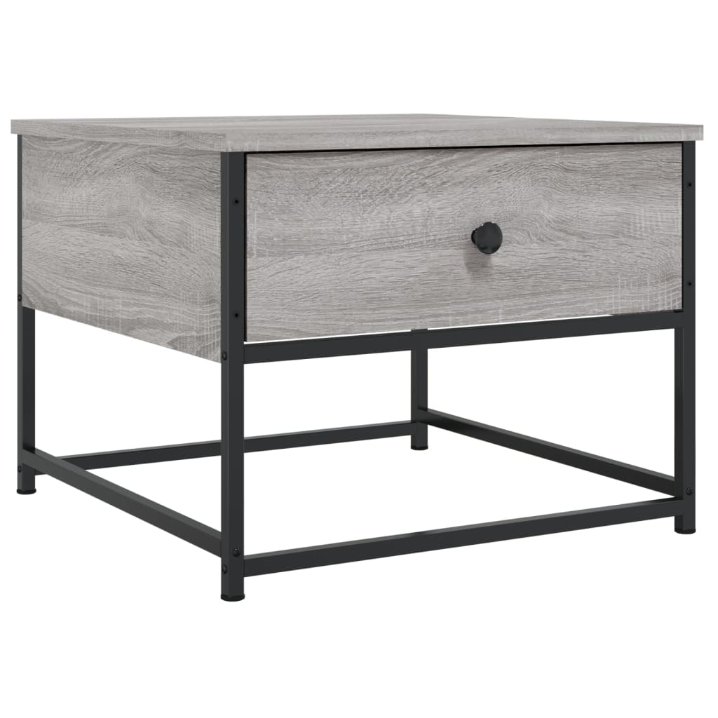 Tavolino da Salotto Grigio Sonoma 51x51x40 cm Legno Multistrato | homemem39
