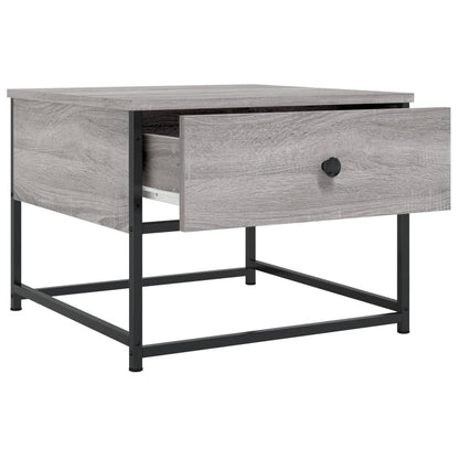 Tavolino da Salotto Grigio Sonoma 51x51x40 cm Legno Multistrato | homemem39