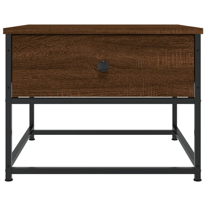Tavolino da Salotto Rovere Marrone 51x51x40cm Legno Multistrato | homemem39
