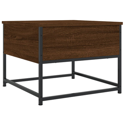 Tavolino da Salotto Rovere Marrone 51x51x40cm Legno Multistrato | homemem39
