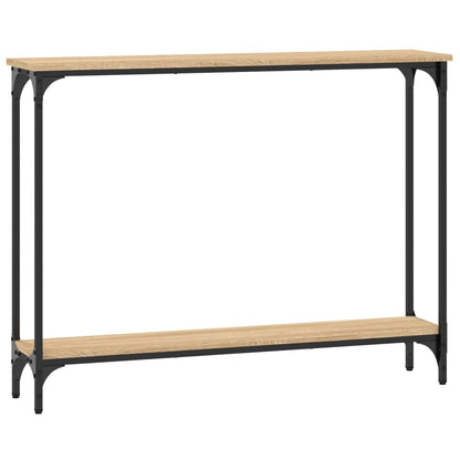 Tavolino Consolle Rovere Sonoma 100x22,5x75cm Legno Multistrato | homemem39