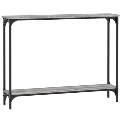 Tavolino Consolle Grigio Sonoma 100x22,5x75cm Legno Multistrato | homemem39