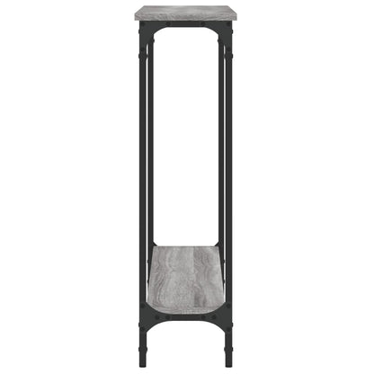 Tavolino Consolle Grigio Sonoma 100x22,5x75cm Legno Multistrato | homemem39