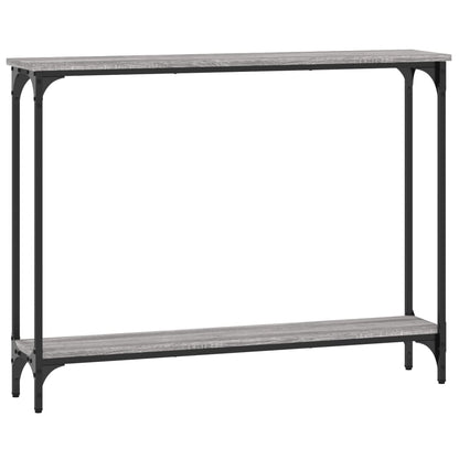 Tavolino Consolle Grigio Sonoma 100x22,5x75cm Legno Multistrato | homemem39