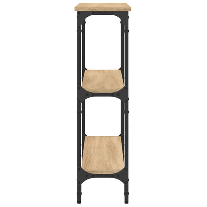 Tavolino Consolle Rovere Sonoma 100x22,5x75cm Legno Multistrato - homemem39