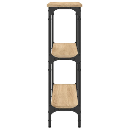 Tavolino Consolle Rovere Sonoma 75x22,5x75cm Legno Multistrato - homemem39