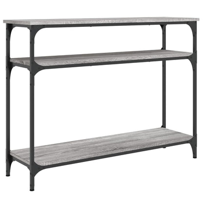 Tavolo Consolle Grigio Sonoma 100x29x75 cm in Legno Multistrato - homemem39