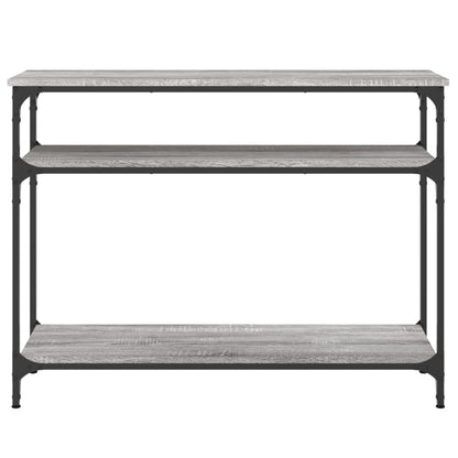 Tavolo Consolle Grigio Sonoma 100x29x75 cm in Legno Multistrato