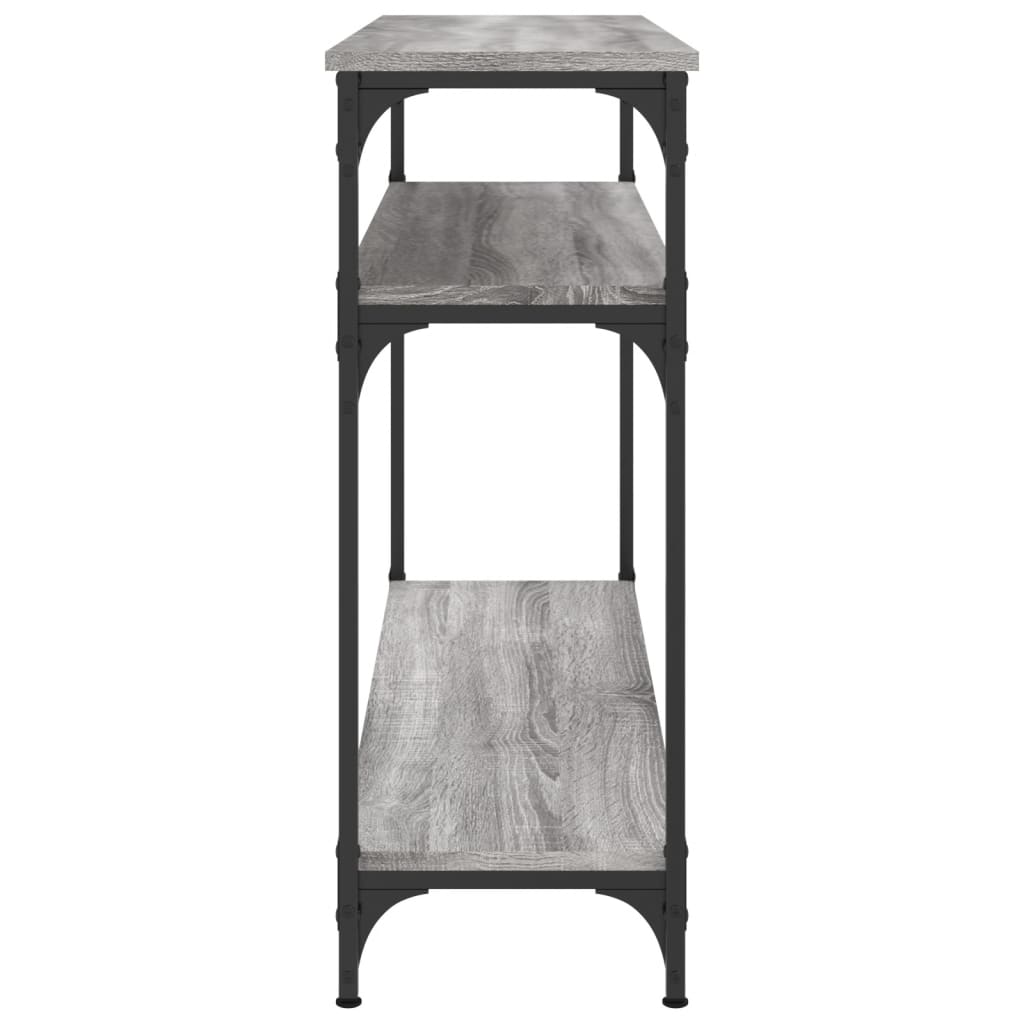 Tavolo Consolle Grigio Sonoma 100x29x75 cm in Legno Multistrato - homemem39