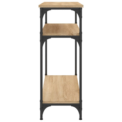 Tavolino Consolle Rovere Sonoma 75x29x75cm in Legno Multistrato - homemem39