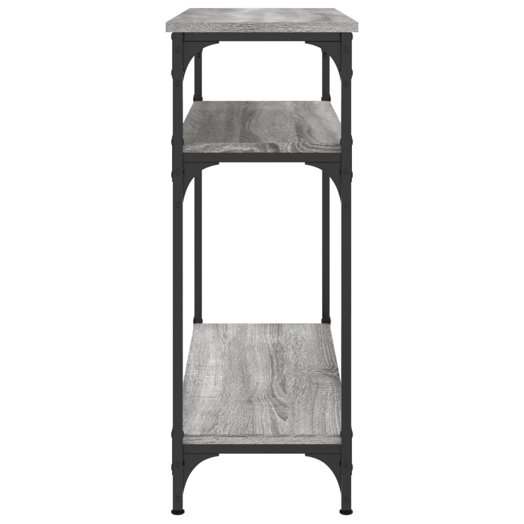 Tavolino Consolle Grigio Sonoma 75x29x75cm in Legno Multistrato | homemem39