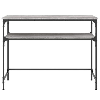 Tavolino Consolle Grigio Sonoma 100x35,5x75cm Legno Multistrato