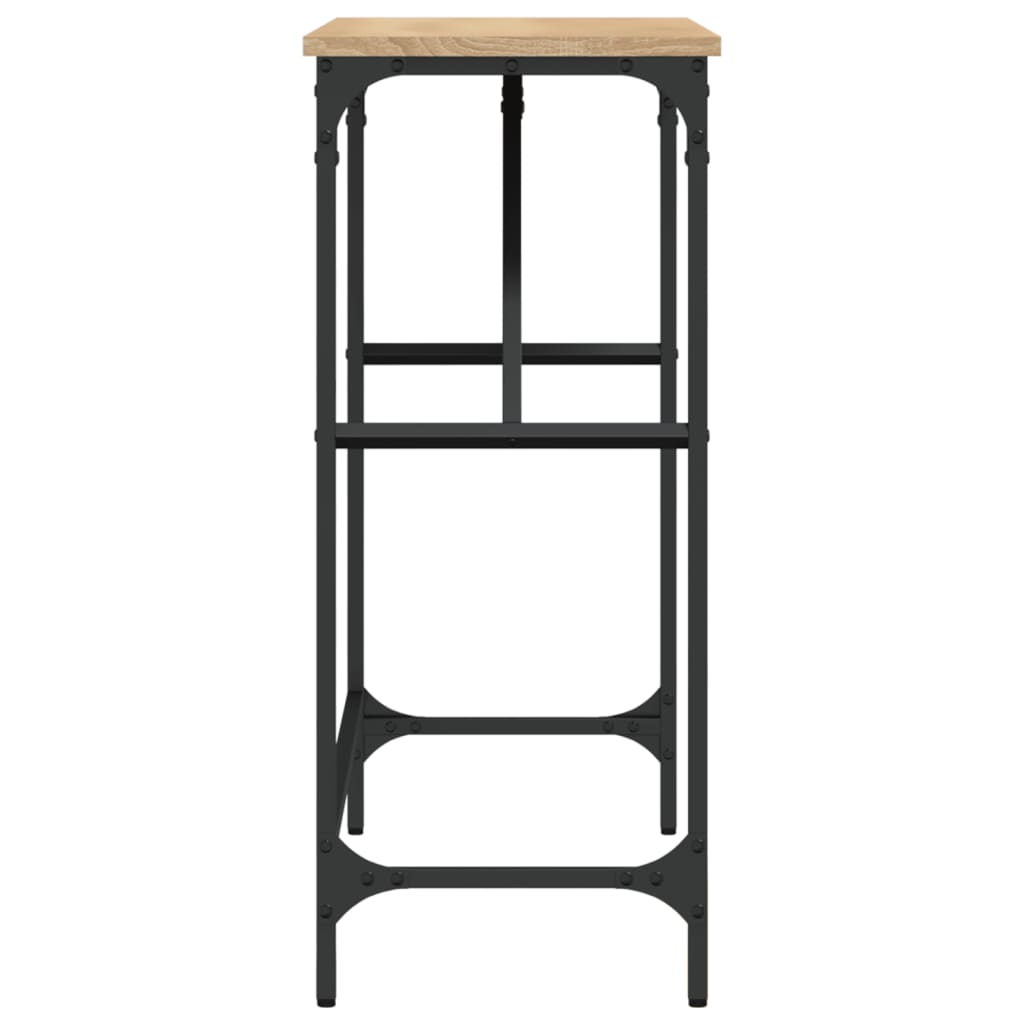 Tavolo Consolle Rovere Sonoma 100x32x75 cm in Legno Multistrato - homemem39