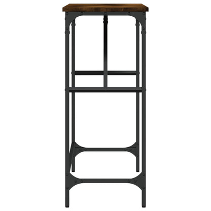 Tavolo Consolle Rovere Fumo 100x32x75 cm Legno Multistrato - homemem39