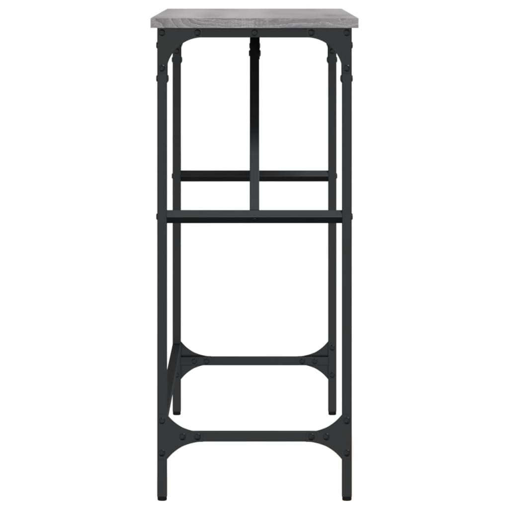 Tavolo Consolle Grigio Sonoma 100x32x75 cm in Legno Multistrato - homemem39