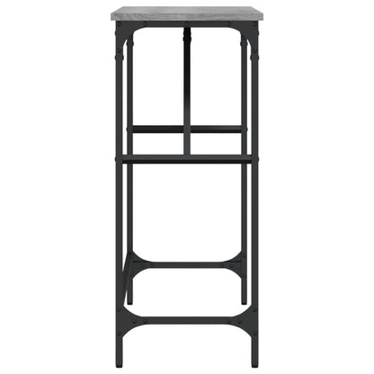 Tavolo Consolle Grigio Sonoma 100x32x75 cm in Legno Multistrato - homemem39