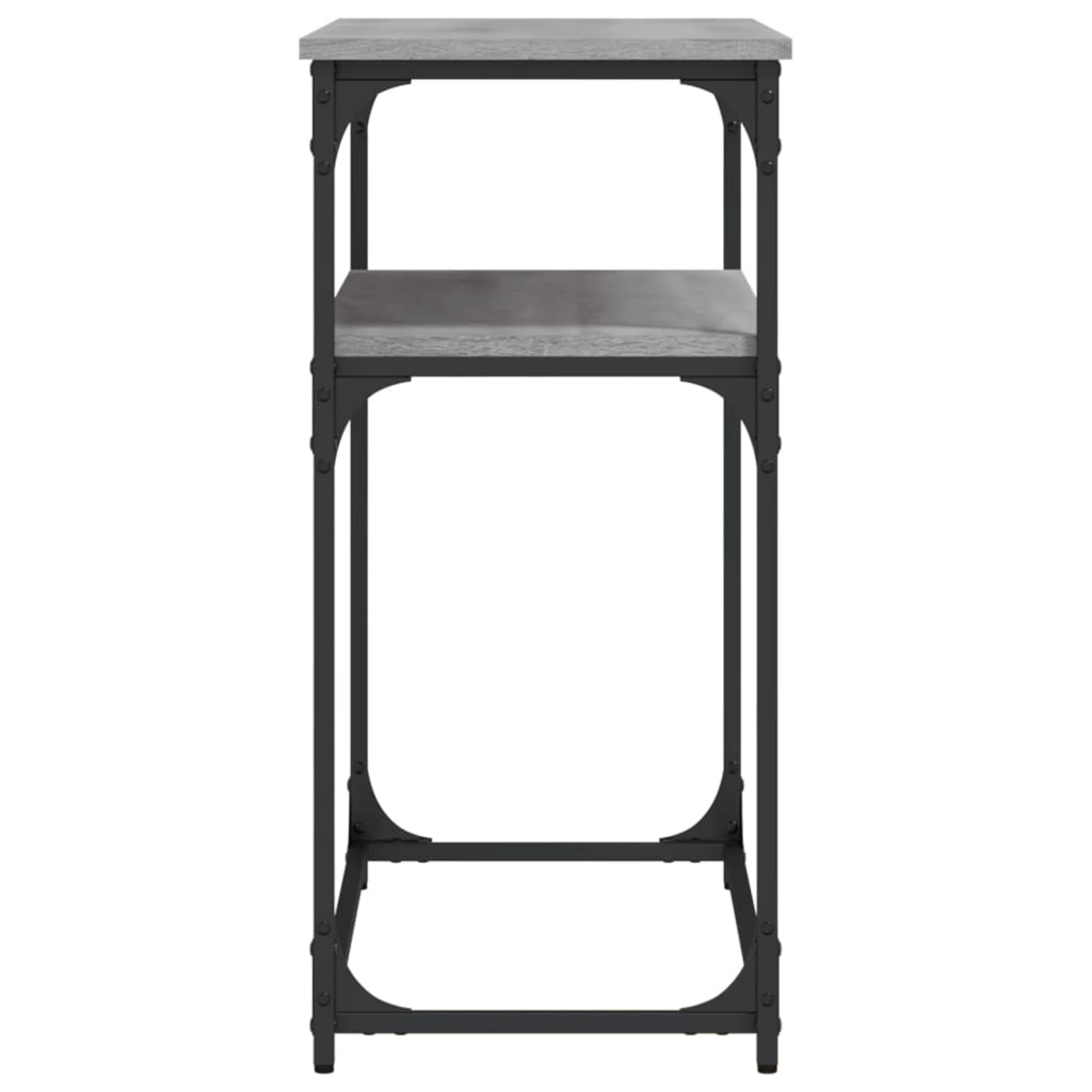 Tavolino Consolle Grigio Sonoma 100x35,5x75cm Legno Multistrato - homemem39