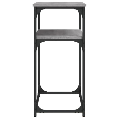 Tavolino Consolle Grigio Sonoma 100x35,5x75cm Legno Multistrato - homemem39