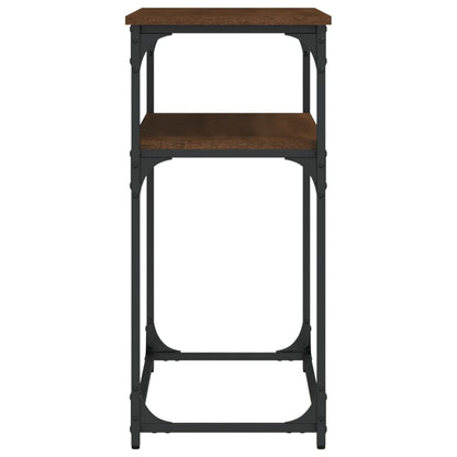 Tavolo Consolle Rovere Marrone 100x35,5x75 cm Legno Multistrato - homemem39