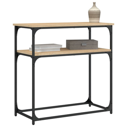 Tavolino Consolle Rovere Sonoma 75x35,5x75cm Legno Multistrato | homemem39