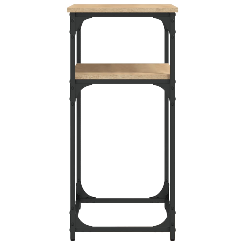 Tavolino Consolle Rovere Sonoma 75x35,5x75cm Legno Multistrato | homemem39