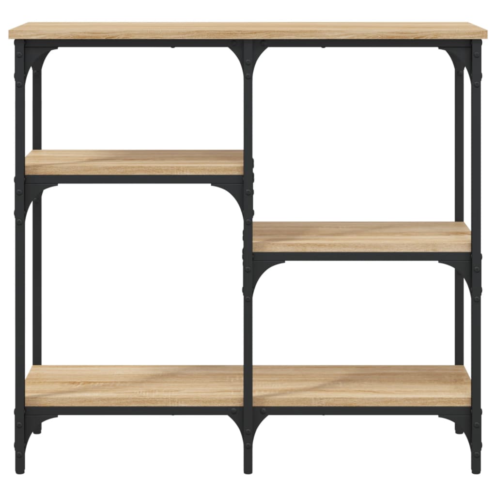 Tavolo Consolle Rovere Sonoma 80x29x75 cm Legno Agglomerato | homemem39