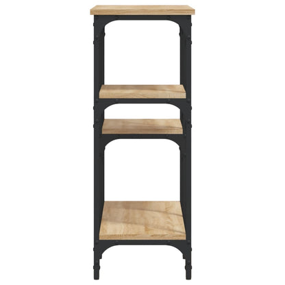 Tavolo Consolle Rovere Sonoma 80x29x75 cm in Legno Multistrato - homemem39