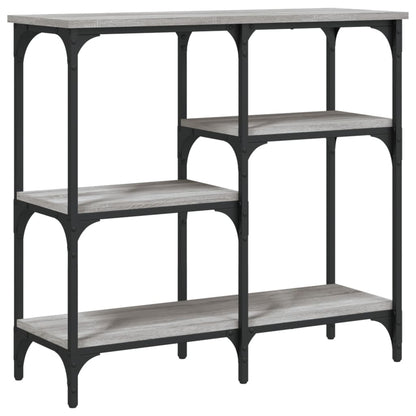Tavolo Consolle Grigio Sonoma 80x29x75 cm in Legno Multistrato - homemem39
