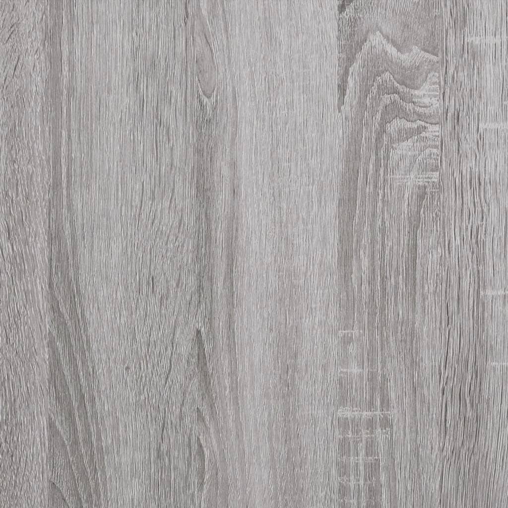 Tavolo Consolle Grigio Sonoma 80x29x75 cm in Legno Multistrato