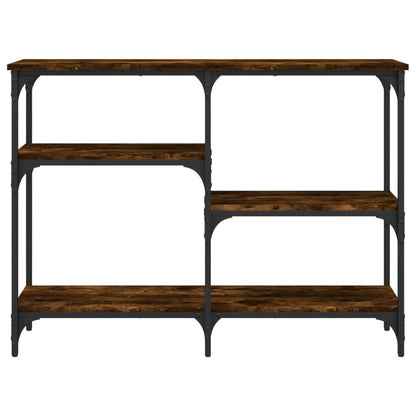 Tavolo Consolle Rovere Fumo 102x29x75 cm in Legno Multistrato | homemem39