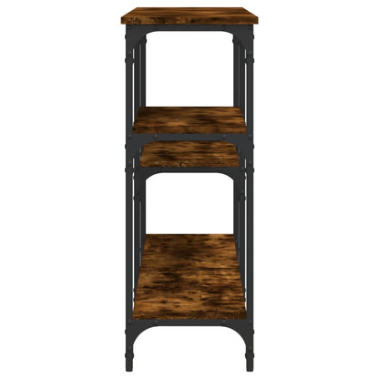 Tavolo Consolle Rovere Fumo 160x29x75 cm in Legno Multistrato - homemem39