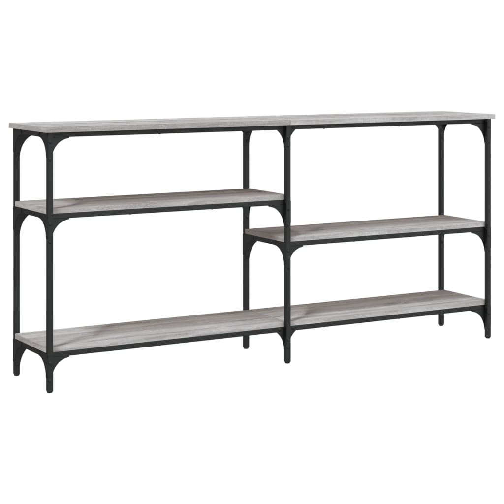 Tavolo Consolle Grigio Sonoma 160x29x75 cm in Legno Multistrato - homemem39