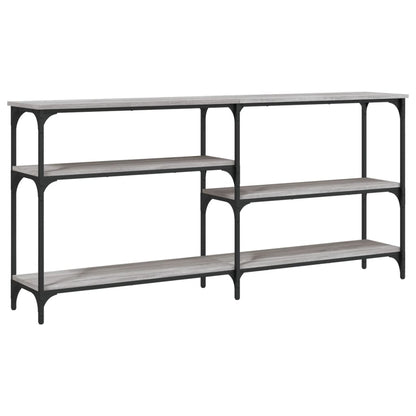 Tavolo Consolle Grigio Sonoma 160x29x75 cm in Legno Multistrato - homemem39